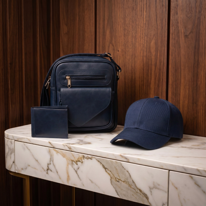 Combo 3 en 1: Bolso + Billetera + Gorra