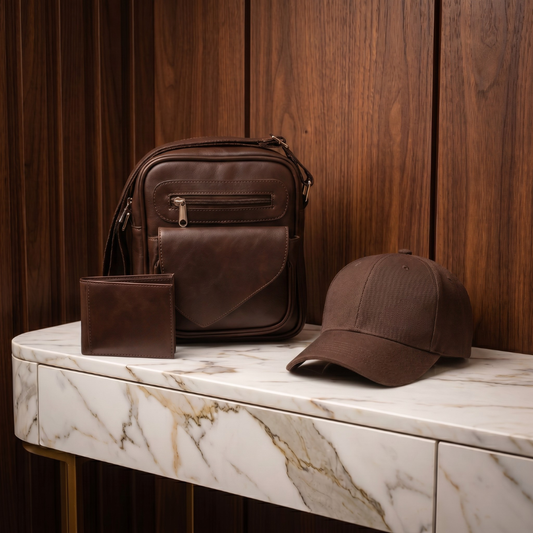 Combo 3 en 1: Bolso + Billetera + Gorra