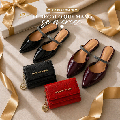 💎 Elegance Duo Set 🌟 Duo Perfecto: Billetera + Sandalias 👠